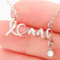 LOVE necklace, Love gift, Valentine's Day, Valentine, Gift for her, Girlfriend gift, wife gift, fiancee gift