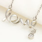 LOVE necklace, Love gift, Valentine's Day, Valentine, Gift for her, Girlfriend gift, wife gift, fiancee gift