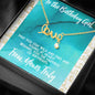 Love Necklace, Birthday Gift for her, Birthday Girl, gift for teen, Birthday jewelry, Gift for her