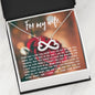 Gift for Wife, Heart Necklace, Infinity Hearts, Anniversary Gift for wife, Love note gift, Gift from Husband