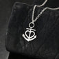 Bridesmaid necklace, Bridesmaid gift, friend gift, sister gift, anchor necklace, wedding party, wedding gift