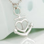 Best Friend Necklace, Anchor necklace, Friendship gift, best friend gift, Badass bitch, anchor