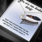 Best Friend Necklace, Anchor necklace, Friendship gift, best friend gift, Badass bitch, anchor