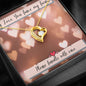 You Have My Heart, Love necklace, Heart necklace, Valentine's Gift, Valentine for her, Gift for her