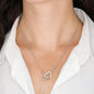 Linked Hearts, Custom Valentine, Necklace, Gift for her, Gift for Wife, Girlfriend gift, Valentine's Day jewelry