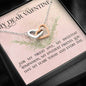 Linked Hearts, Custom Valentine, Necklace, Gift for her, Gift for Wife, Girlfriend gift, Valentine's Day jewelry