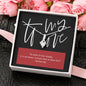 To My Love, Valentine's gift, Valentine's jewelry, Necklace for her, Gift for her, gift for wife, gift for girlfriend