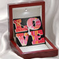 Love Heart necklace, Love gift, Valentine's Day, Valentine, Gift for her, Girlfriend gift, wife gift, fiancee gift