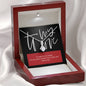 To My Love, Valentine's gift, Valentine's jewelry, Necklace for her, Gift for her, gift for wife, gift for girlfriend