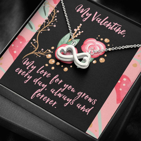 Valentine's Day, Always and forever, Love necklace, Eternal love, Love pendant, Jewelry for her, gift for her, Gift for wife