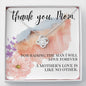 Mother in Law to Be, Necklace for Mother in Law, Mother in law gift, mother of the groom, groom's mom gift