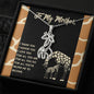 Mom Gift, Giraffe necklace, Giraffe pendant, giraffe gift, gift to mom from son, gift to mom from daughter