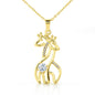Daughter Gift, Gift for daughter, Gift for daughter from dad, gift to daughter from mom, Giraffe necklace, daughter jewelry