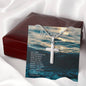 White Gold Cross, Forgiveness, Baptism gift, Confirmation gift, born again, Christian gift, Christian women, Christian men, Crucifix