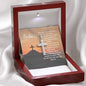 Christian Gift, Psalm 23, Scripture Gift, White Gold, Crucifix, Cross, Gift for him, Gift for her, Cross for Men, Cross for women, Gift for son, Gift for daughter