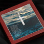 White Gold Cross, Forgiveness, Baptism gift, Confirmation gift, born again, Christian gift, Christian women, Christian men, Crucifix