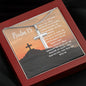 Christian Gift, Psalm 23, Scripture Gift, White Gold, Crucifix, Cross, Gift for him, Gift for her, Cross for Men, Cross for women, Gift for son, Gift for daughter